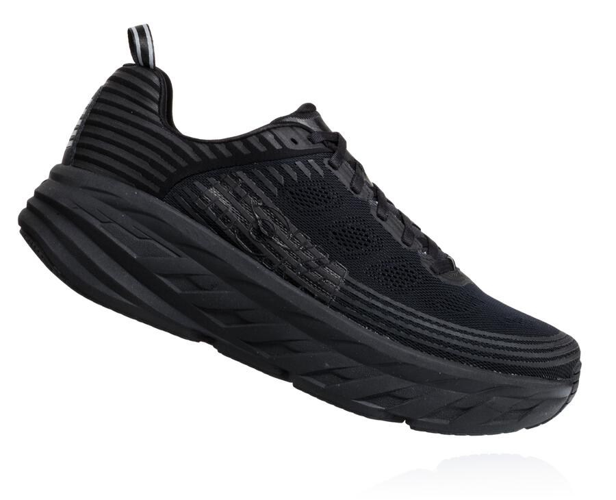 Hoka One One Hardloopschoenen Heren - Bondi 6 - Zwart - NU3614209